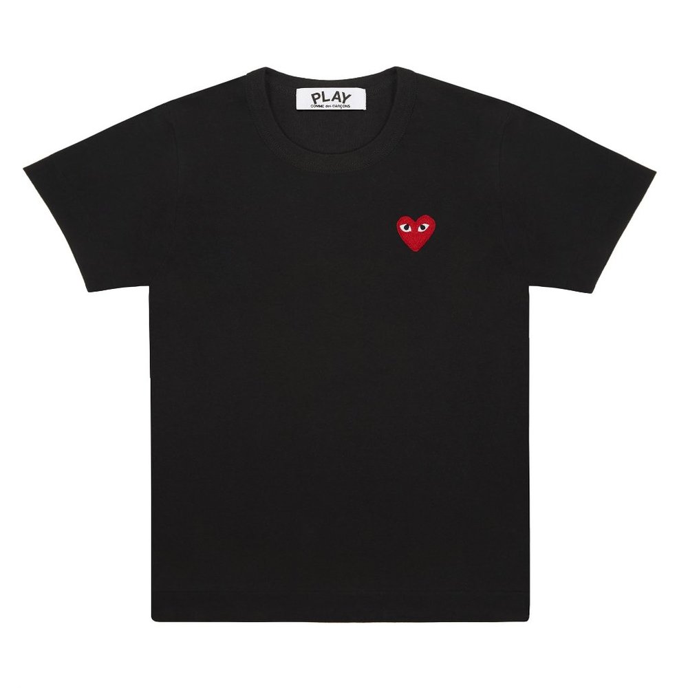 PLAY Comme des garcons Black Heart Tee Small